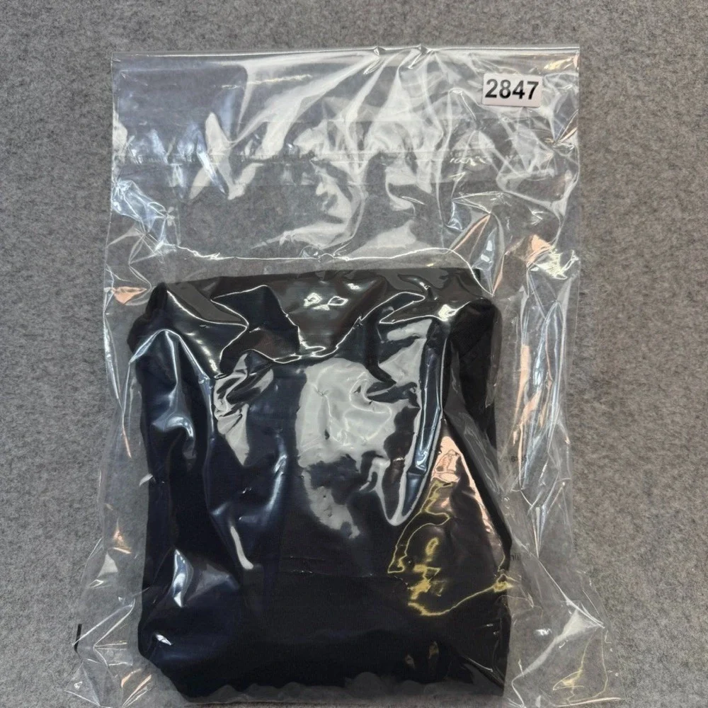 The North Face Men T-Shirt Embroidered Logo Black Cotton Large Classic Fit‎